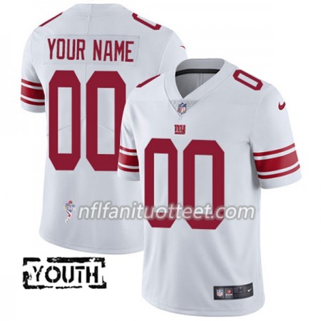 Lasten New York Giants NFL Pelipaita Custom Valkoinen